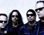 Lars Ulrich and Robert Trujillo Metallica Signed 8x10 Photo BECKETT Grad Collect0