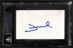 Jewel Singer Signed 3x5 Index Card Beckett Encapsulated (Grad Collection)0