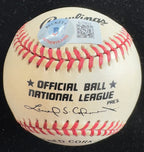 Johnny Vander Meer Signed & Inscribed No Hitter Baseball BECKETT 2