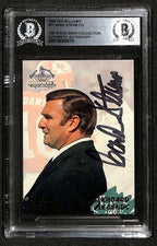 Hank Stram Chiefs 1994 Ted Williams #71 Signed Card BECKETT0