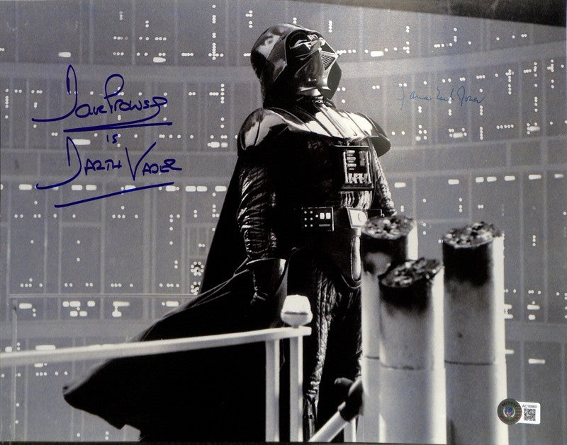 David Prowse & James Earl Jones Darth Vader Signed 11x14 Photo Auto 10 BECKETT 0