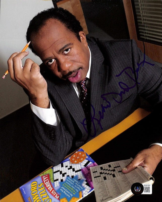 “Stanley” Leslie David Baker The Office Signed  8x10 Photo BECKETT BAS0