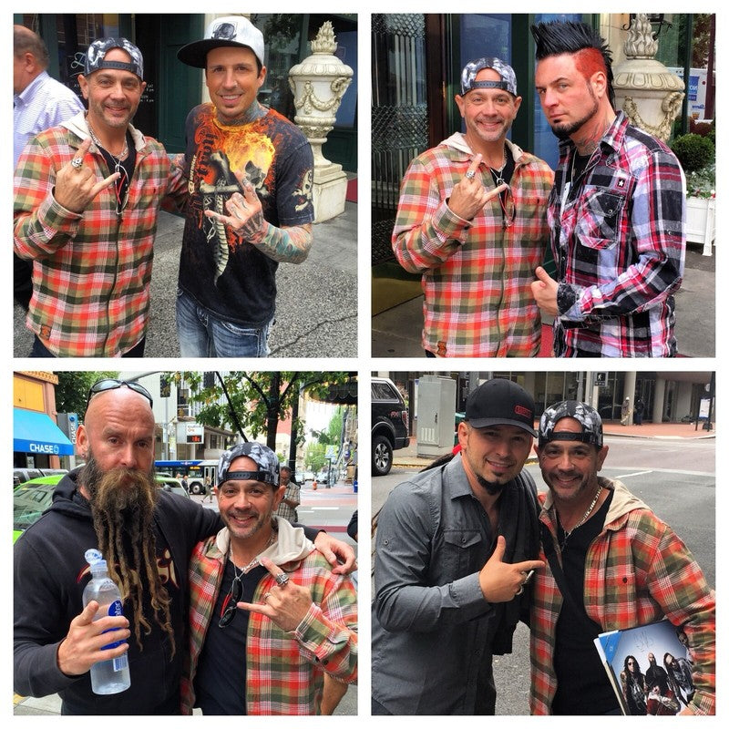 Five Finger Death Punch Band x4 Signed 11x14 Photo BECKETT (Grad Collection)  5