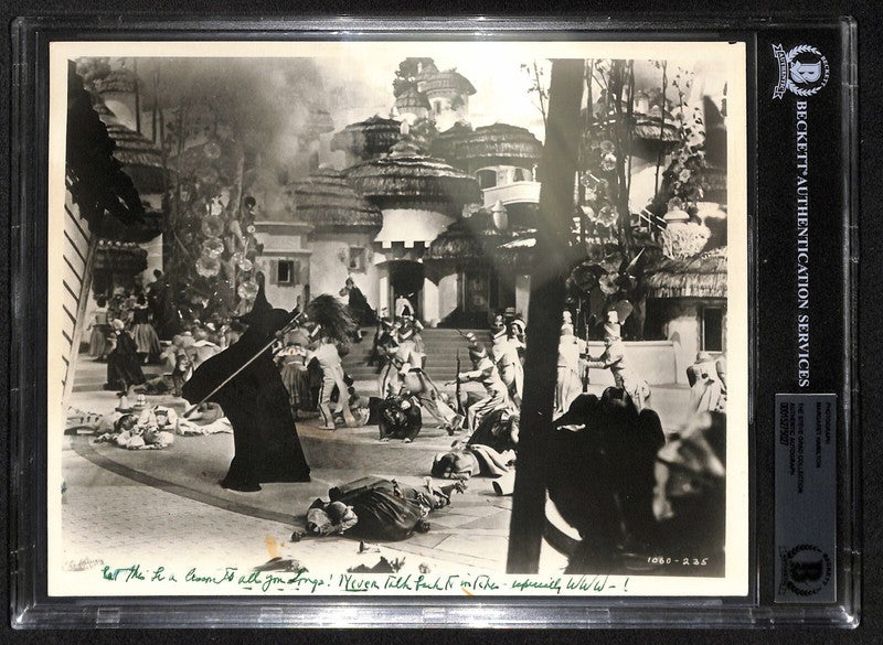 Margaret Hamilton Signed The Wizard of Oz 8x10 Photo BAS (Grad Collection)0
