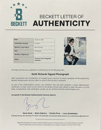 Keith Richards The Rolling Stones Signed 16x20 Photo BECKETT (Grad Collection)1