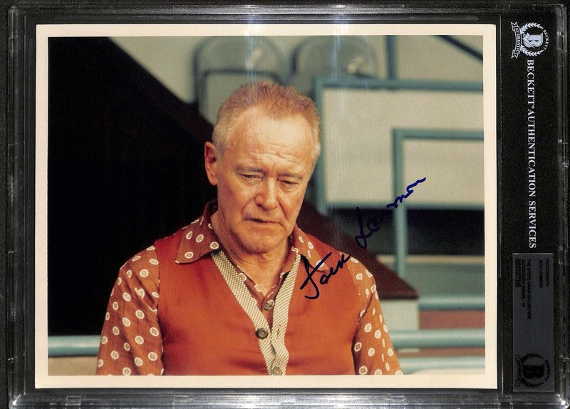 Jack Lemmon Signed 8x10 Photo Auto 10 BECKETT (Grad Collection)0