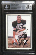 Dick LeBeau Cleveland Browns 1981 TCMA Greats #35 Signed Card BECKETT0