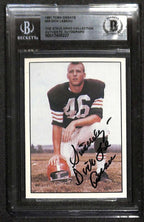 Dick LeBeau Cleveland Browns 1981 TCMA Greats #35 Signed Card BECKETT0