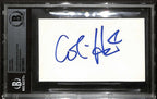 Colin Hanks Signed 3x5 Index Card BECKETT BAS Encapsulated Actor0