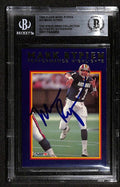 Mark Rypien Redskins 1992 Fleer Mark Rypien #10 Signed Card BECKETT 0