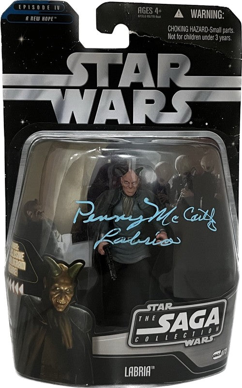 Penny McCarthy “Labria" Signed Star Wars 2004 Saga Collection BAS0