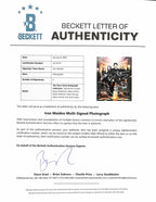  Iron Maiden Fully Signed Photograph Beckett Authenticated BAS (Grad Collection)2