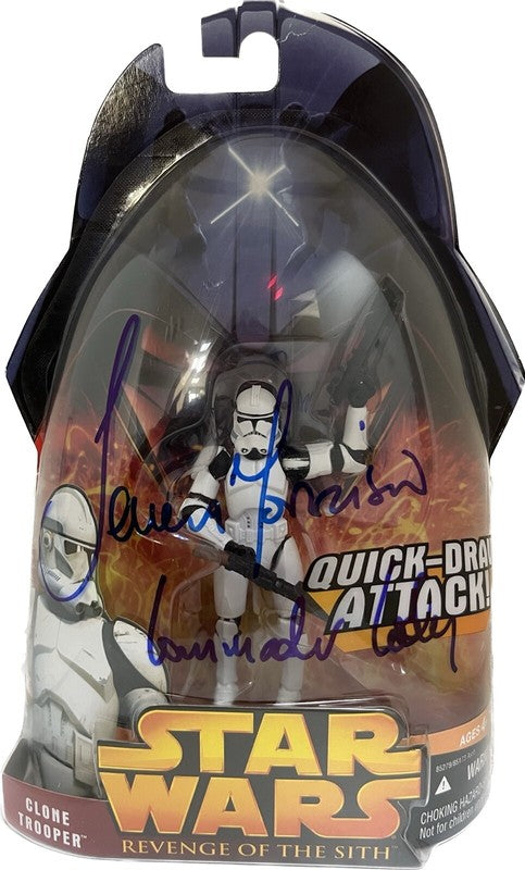Temuera Morrison Commander Cody Signed Star Wars 2005 Revenge of the Sith BAS0