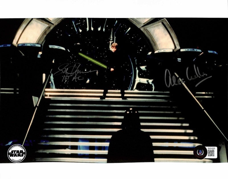 Alec Mills & Simon Hume Star Wars ROTJ Film Crew Signed 8x10 Photograph BECKETT0