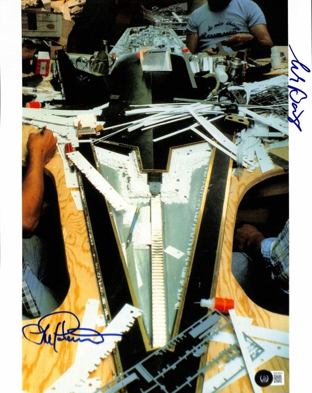 Lorne Peterson Charlie Bailey Star Wars ESB ILM SFX Star Dest Signed 11x14 BAS0
