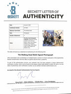 Walking Dead Season 2 Cast X9 Signed 11x14 Color Photo BAS (Grad Collection)1