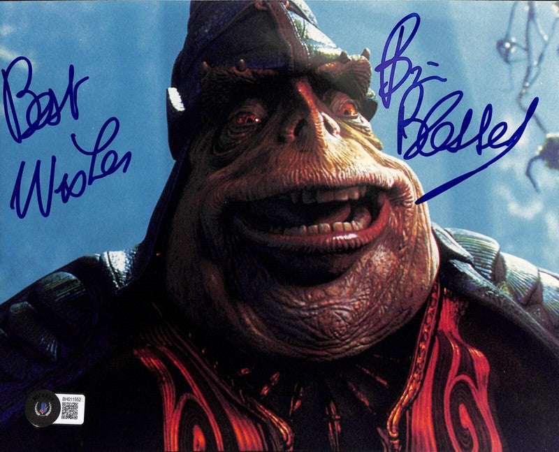 Brian Blessed Boss Nass Star Wars Phantom Menace Signed 8x10 Photo BECKETT0