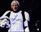 Larry Holt Star Wars ROTJ Stormtrooper Signed 11x14 Photo BECKETT 0