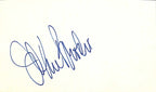 John Brodie San Francisco 49er's QB Signed 3x5 Index Card BECKETT0