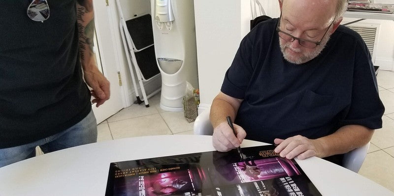 Star Wars Editor Paul Hirsch Oscar Winner Signed & Inscribed 16x20 Photo BAS2