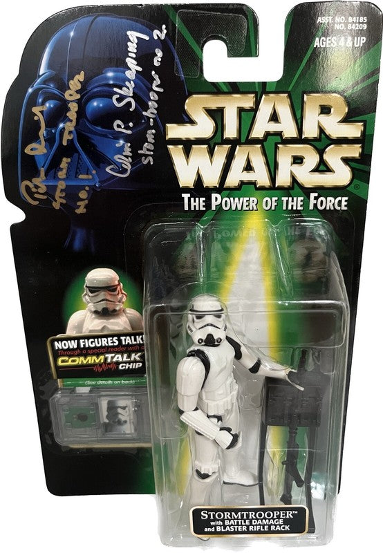 Peter Diamond & Colin Skeaping Stormtrooper Signed POTF Action Figure BAS0