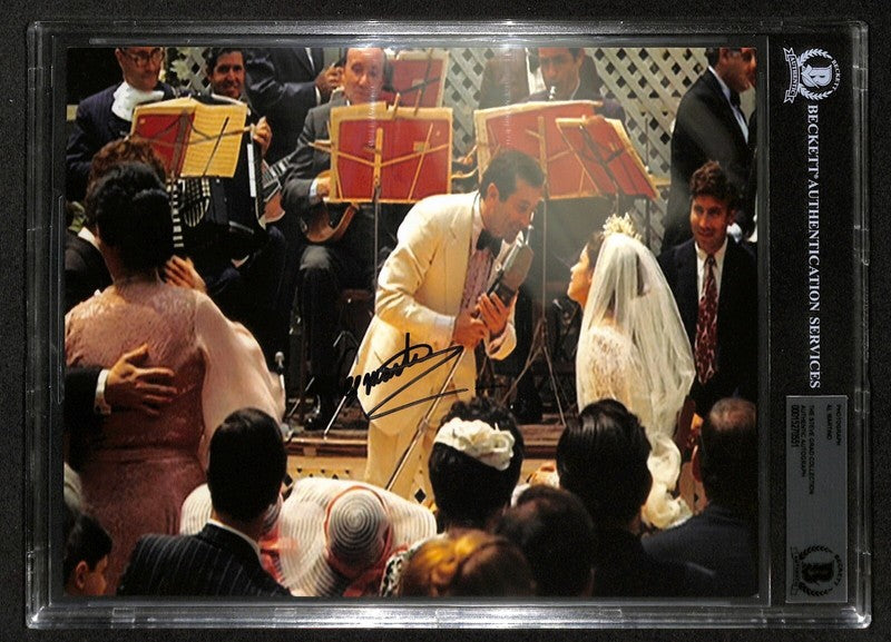 Al Martino The Godfather Wedding Signed 8x10 Photo BECKETT (Grad Collection)0