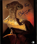 Phil Tippett & Jon Berg “Hammerhead” Star Wars Signed 11x14 Photo BECKETT0