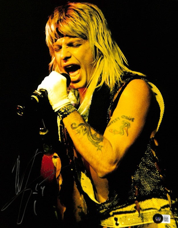 Vince Neil Motley Crue Signed 11x14 Photo BECKETT (Grad Collection) 0