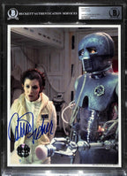 Carrie Fisher Star Wars ESB HOTH Signed 8x10 Photograph (OP) Auto 10 BECKETT0