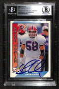 Shane Conlan Buffalo Bills 1991 Pacific #22 Signed Card BECKETT0