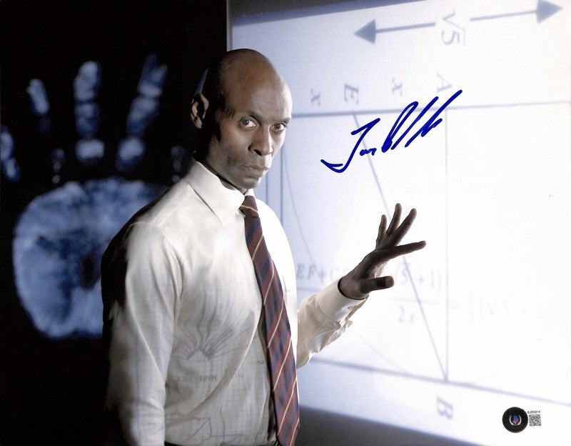 Lance Reddick "Philip Broyles” Fringe Signed 11x14 Photograph BECKETT BAS0