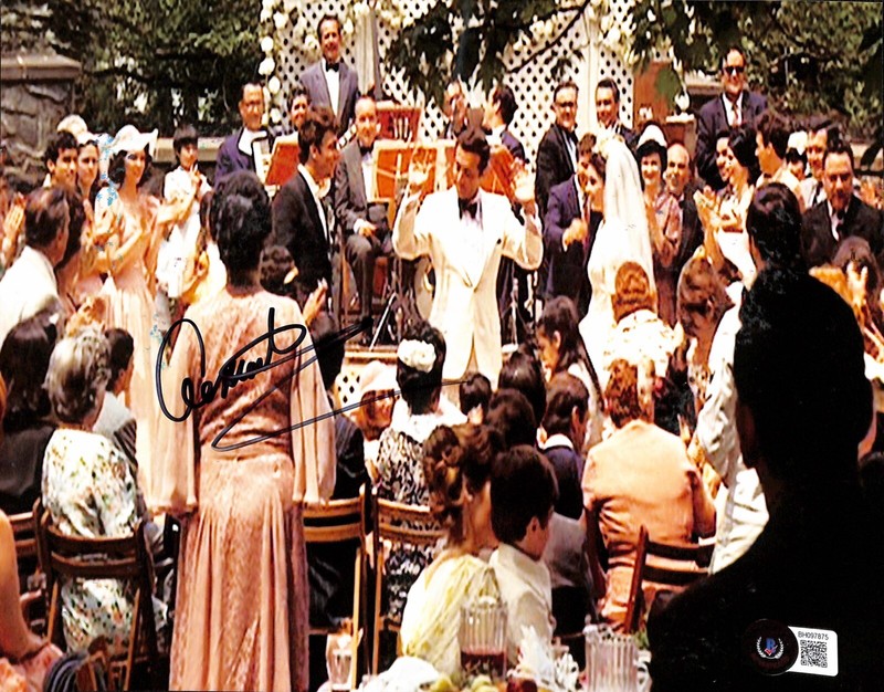 Al Martino The Godfather Signed 8x10 Photograph  BECKETT (Grad Collection)0