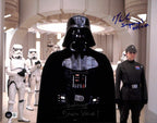 David Prowse & Laurence Estrin Multi Signed Star Wars ESB 11x14 Photograph BAS0
