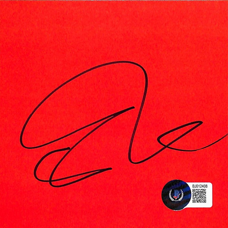 Ed Sheeran Signed = (Equals) CD Jacket Insert BECKETT (Grad Collection)0