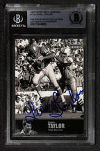 Lionel Taylor Denver Broncos 1997 Upper Deck Legends #172 Signed Card BAS AUTH0