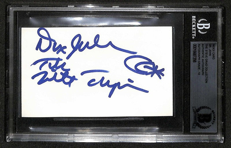 Dr. John Blues and Jazz Legend Signed 3x5 Index Card Beckett Encapsulated 0