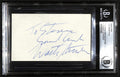 Walter Matthau "Coach Morris Buttermaker" Bad News bears Signed 3x5 Index Card0