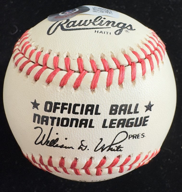 Jim Hickman "Gentleman Jim" Single Signed Baseball (White) BECKETT 1