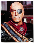 Star Trek 8x10 Christopher Plummer Signed General Chang Photo BECKETT0