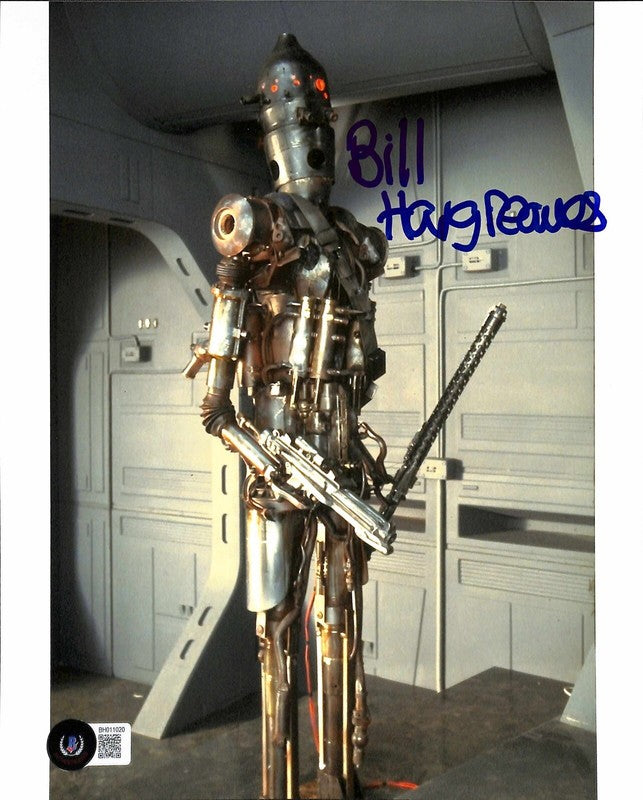 Bill Hargreaves IG-88 Builder Star Wars ESB Signed 8x10 Photograph BECKETT0