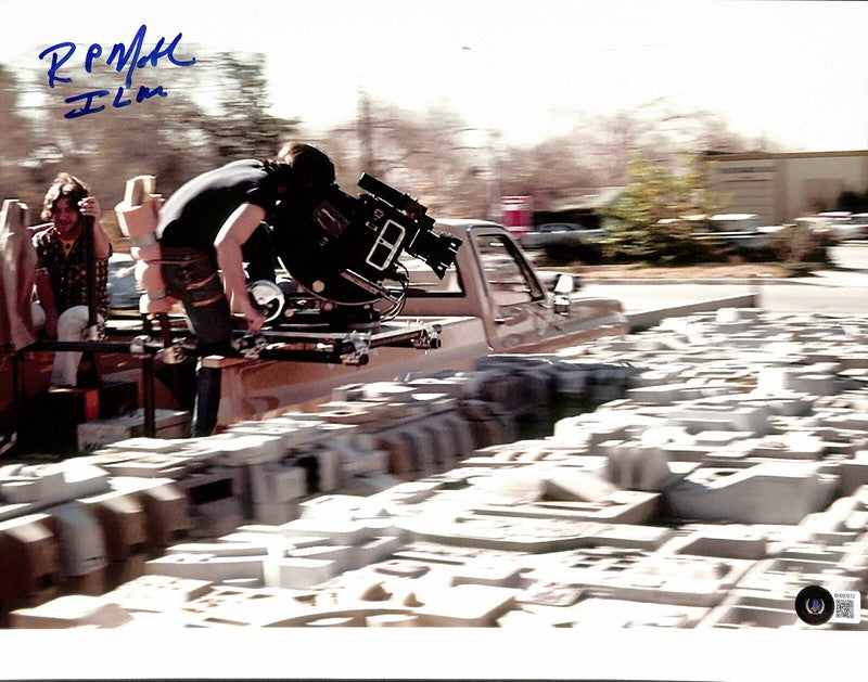 Ron Nathan Star Wars ILM Visual Effects Artist Signed 11x14 Photo BECKETT BAS0