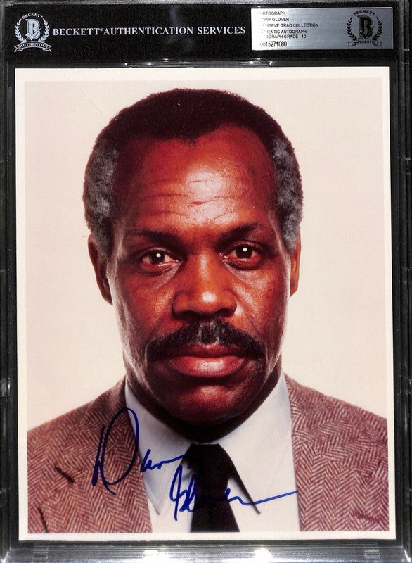 Danny Glover Signed 8x10 Photograph Auto Grade 10 BECKETT (Grad Collection)0