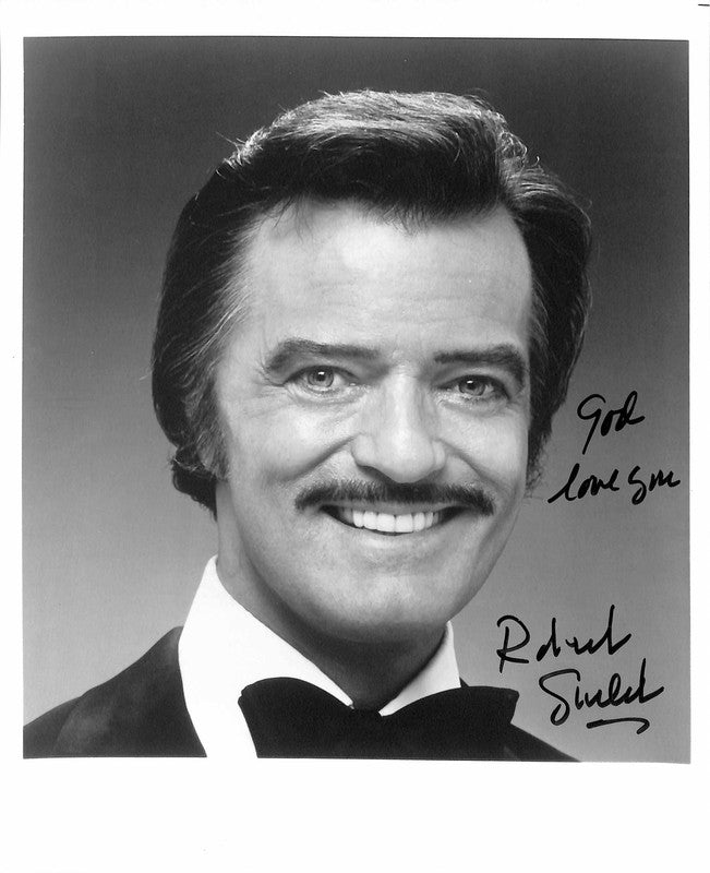 Robert Goulet Signed 8x10 Photo Broadway Singer Actor Auto BECKETT0