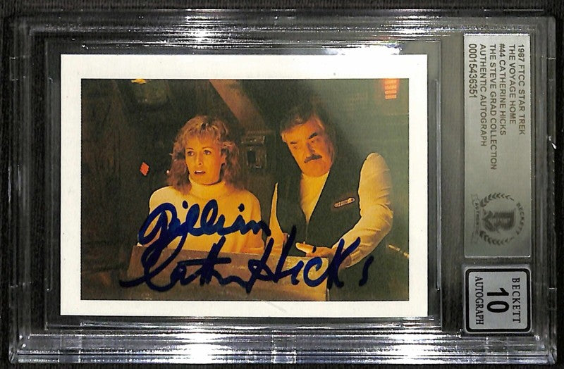 Catherine Hicks "Gillian" Signed 1984 FTCC Star Trek III  #44 Auto 10 BECKETT0