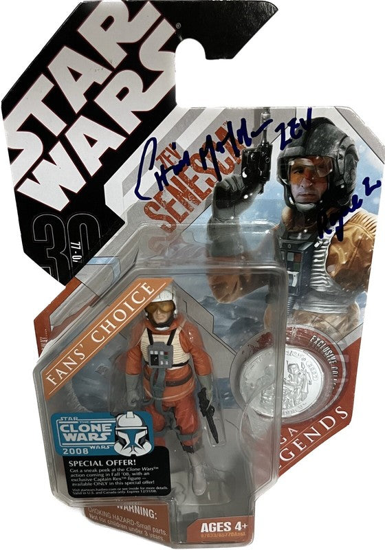 Christopher Malcolm Zev Signed Star Wars 2007/08 30th Ann Action Figure BECKETT0