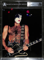 Paul Stanley Kiss Signed 8X10 Photograph BECKETT (Grad Collection)0
