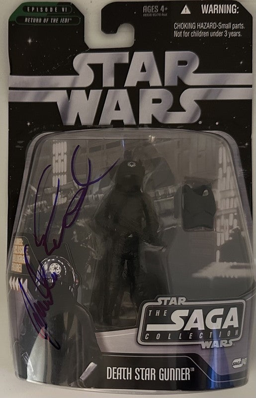 Jonathan Erland Death Star Gunner Signed Star Wars 2004 Saga Coll BAS0
