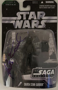 Jonathan Erland Death Star Gunner Signed Star Wars 2004 Saga Coll BAS0