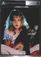 Drew Barrymore E.T. Signed Photograph Beckett BAS (Grad Collection)0