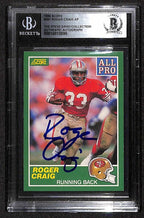 Roger Craig 49ers 1989 Score #297 Signed Card BECKETT0